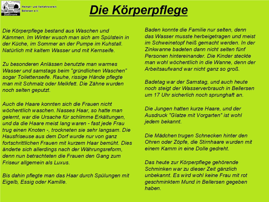 Krperpflege 1