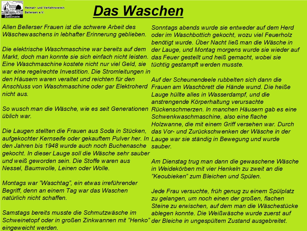 Waschen 1